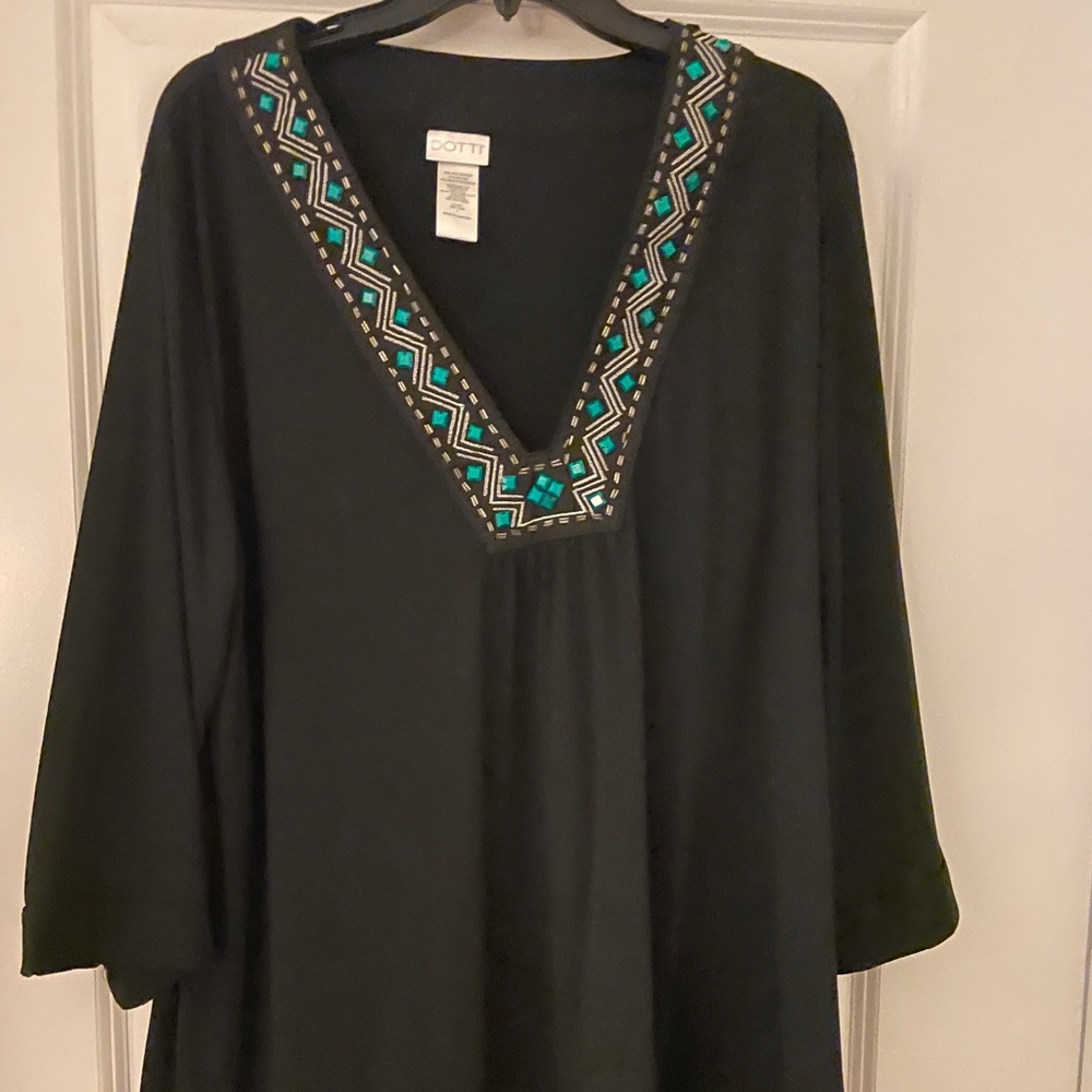 Tunic / beach coverup top size L